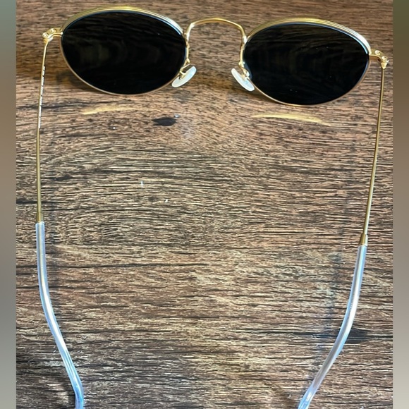 Ray-Ban Gold Frame Sunglasses with Pink Lenses - Picture 4 of 7